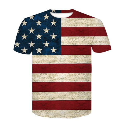 Devin Du USA Flag T-shirt Men/Women