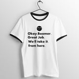 Black Trim T Shirt Men Women Unisex