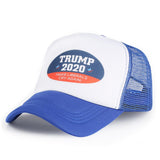 Blue Mesh Caps Trump 2020