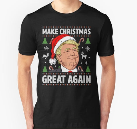 Men tshirt Make Christmas Great Again
