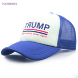 MAERSHEI Men Women Blue mesh cap